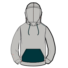 Fashion sewing patterns for Hoodie Sweatshirt 7631 H